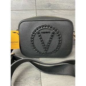 VALENTINO BY MARIO VALENTINO MIA ROCK LEATHER SATCHEL